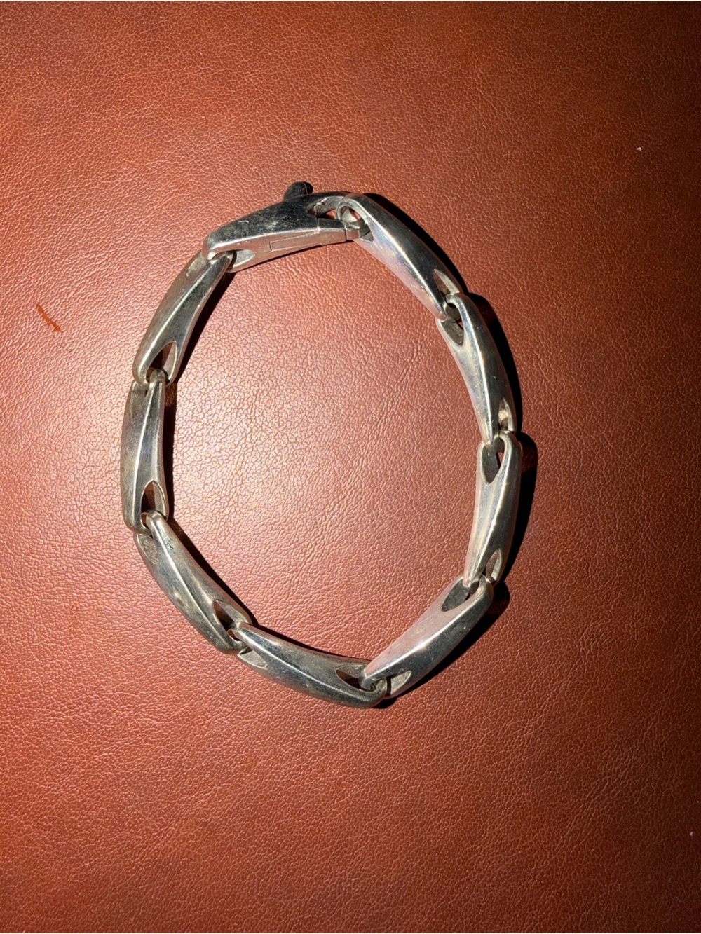 Sterling Silver (925) Link Bracelet - Classic Chain Design
